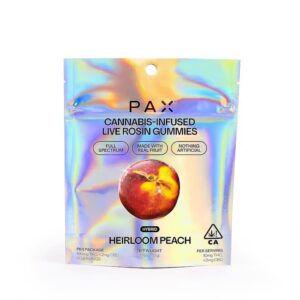 Heirloom Peach Live Rosin Gummies