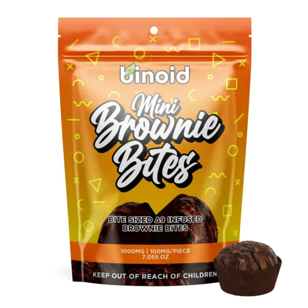 Binoid Delta 9 CBD Mini Brownie Bites