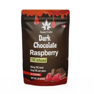 Dark Chocolate Raspberry THC Bar