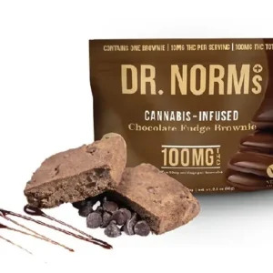 Dr Norms Chocolate Fudge Brownie 100mg