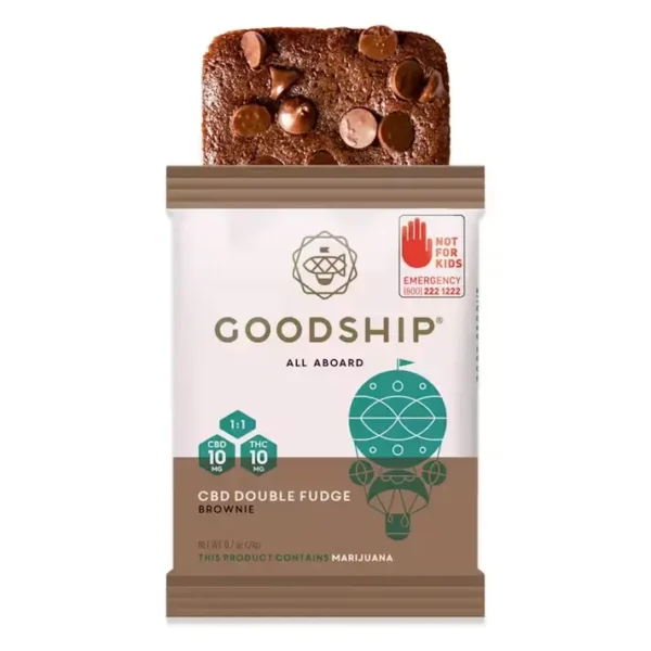 Goodship CBD Double Fudge Brownies