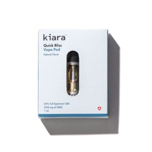 Kiara Quick Bliss CBD Vape Cartridge 1g