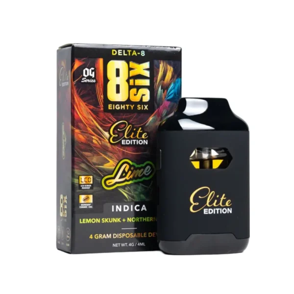 Lime Delta 8 Disposable Vape 4g