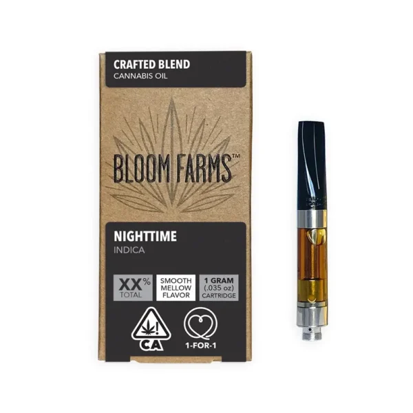 Nighttime Indica THC Vape Cartridge UK