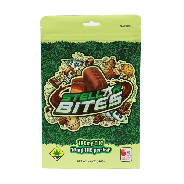 Stellar Bites THC Candy Bars 100mg