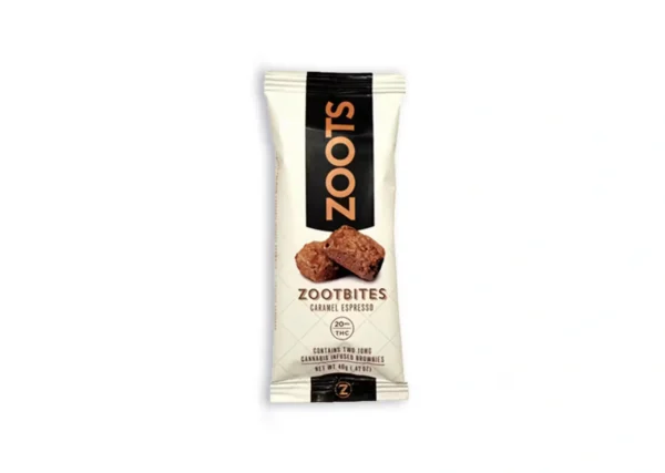 ZootBites Caramel Espresso Brownies 60mg